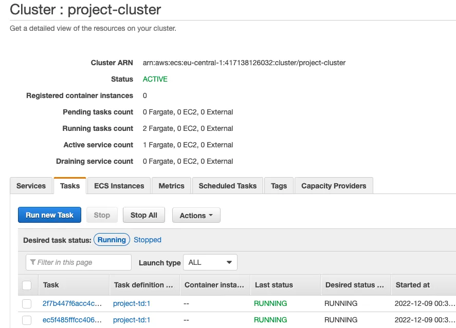 How to Deploy a Flask Application Using NGINX on AWS ECS — Part 3 tutorial screenshot 19